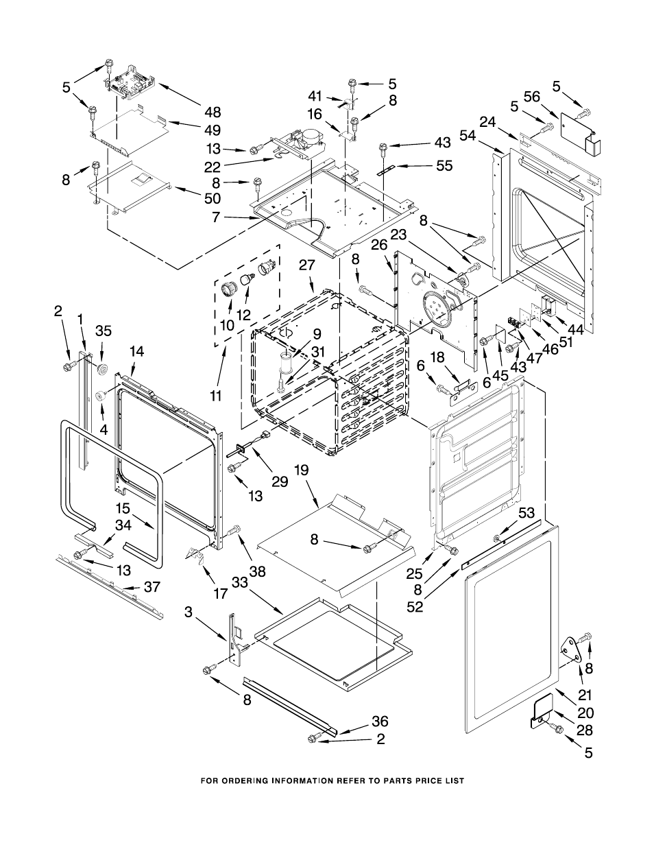 Oven, Oven parts | KITCHENAID KESK901SSS06 User Manual | Page 3 / 11