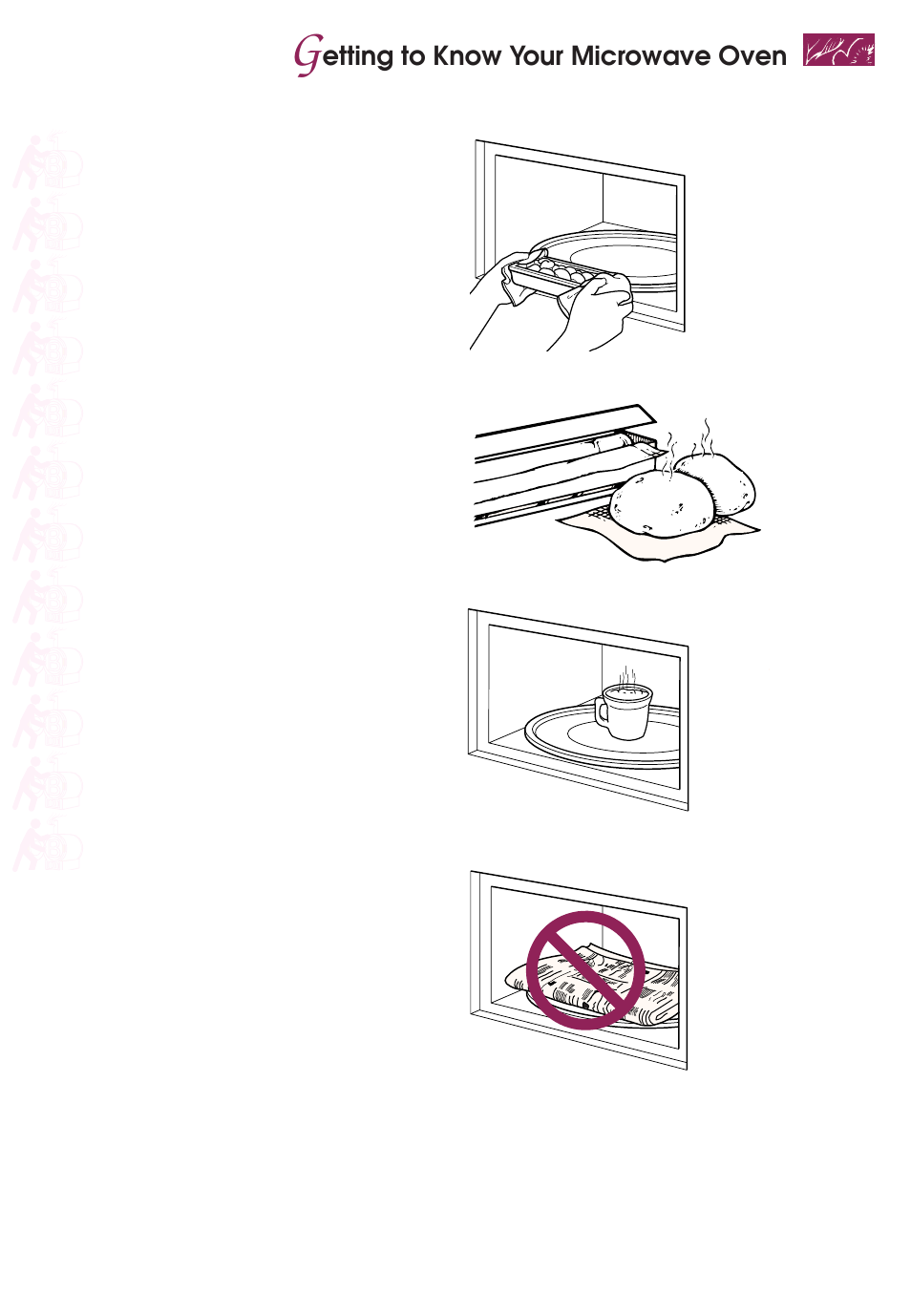 Etting to know your microwave oven | KITCHENAID KEMS377D User Manual | Page 11 / 60