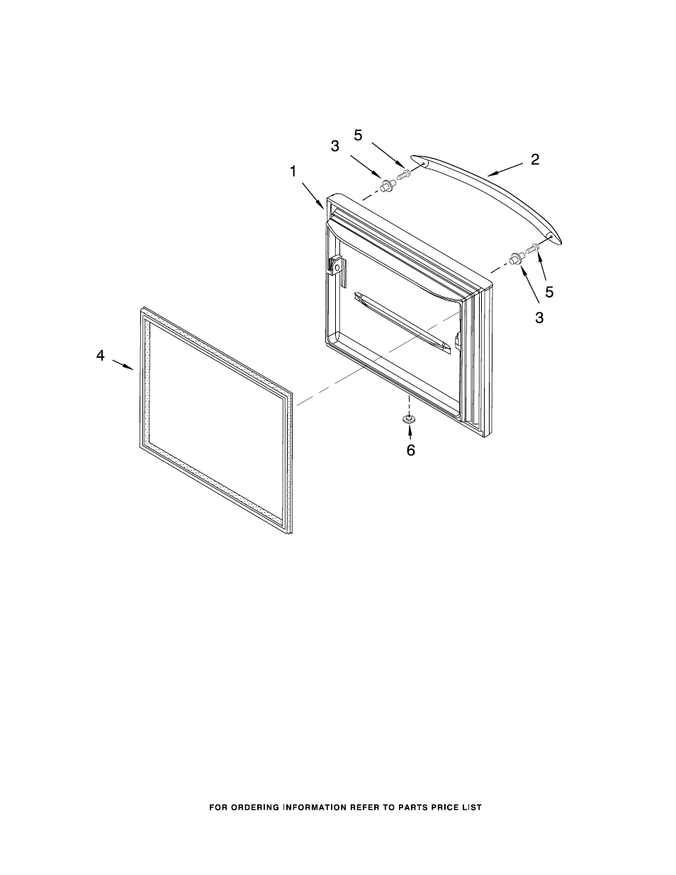 Freezer door, Freezer door parts | KITCHENAID KBLS22KTSS11 User Manual | Page 9 / 15