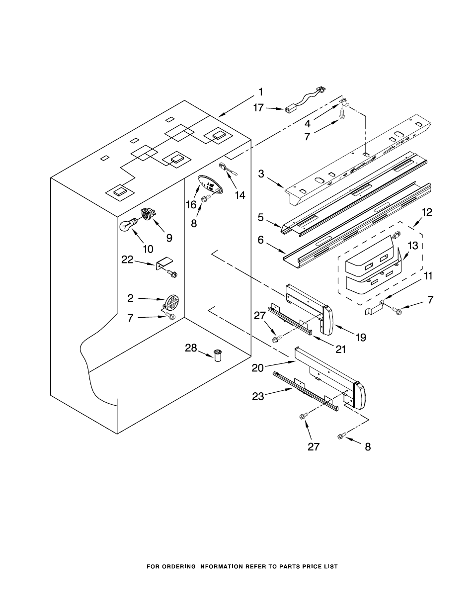 Refrigerator liner, Refrigerator liner parts | KITCHENAID KBLC36FTS00 User Manual | Page 5 / 20