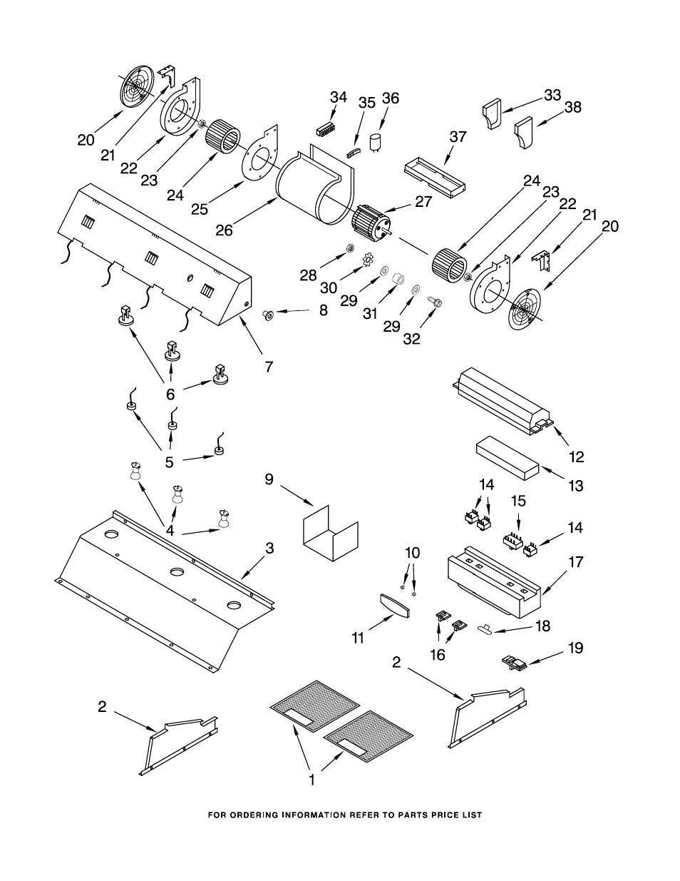 Ventilation, Ventilation parts | KITCHENAID KWCU300LSS1 User Manual | Page 3 / 4