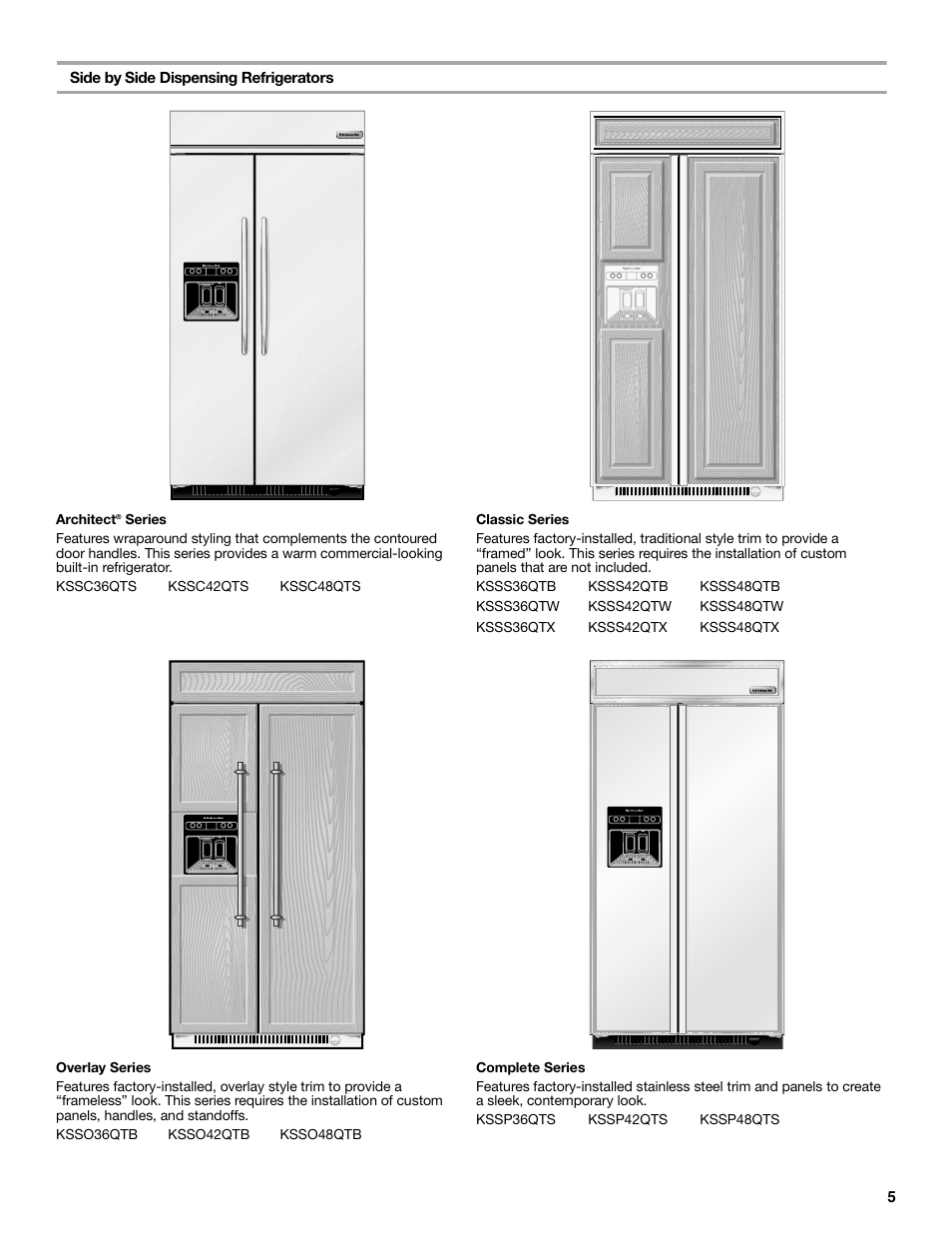 KITCHENAID W10291426A User Manual | Page 5 / 76