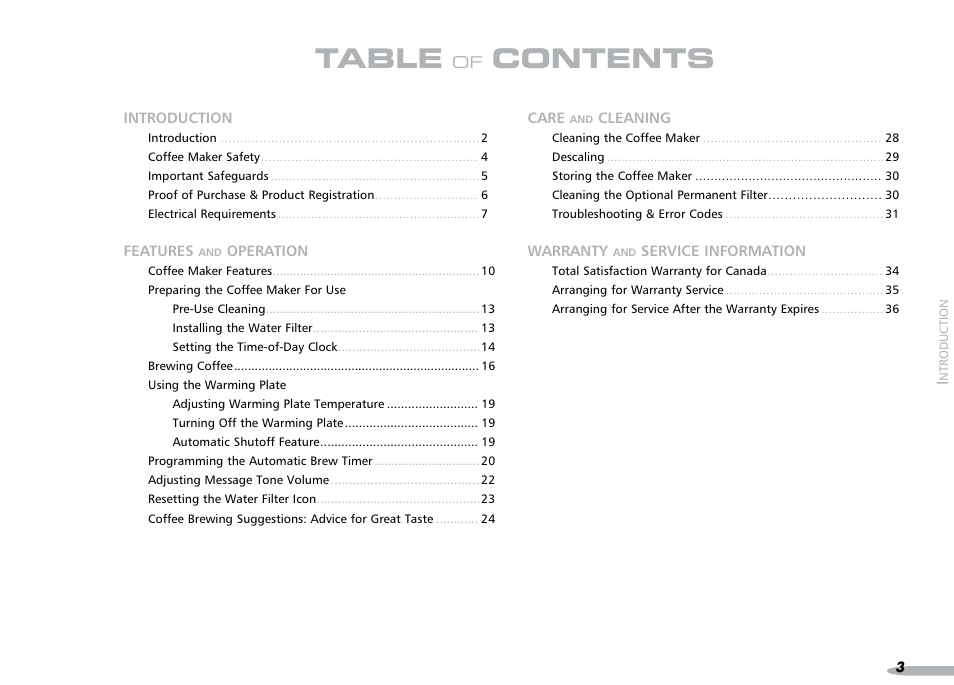 KITCHENAID PROLINE 4KPCM050 User Manual | Page 4 / 38