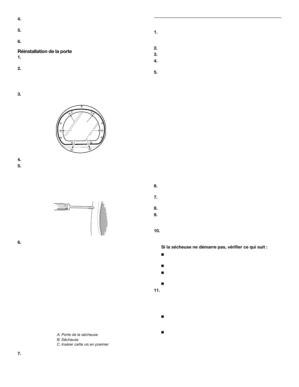 Achever l’installation | KITCHENAID FRONT-LOADINGGAS DRYER User Manual | Page 59 / 72