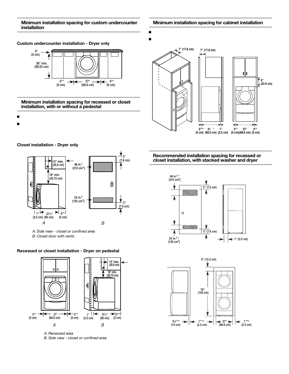 KITCHENAID FRONT-LOADINGGAS DRYER User Manual | Page 6 / 72