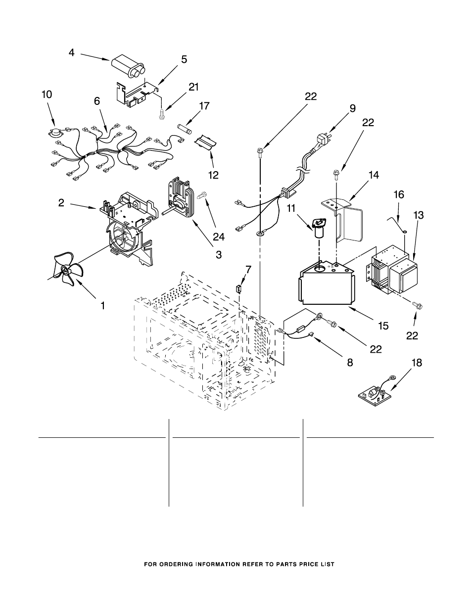 Oven interior, Oven interior parts | KITCHENAID KCMS1555RSS1 User Manual | Page 5 / 6