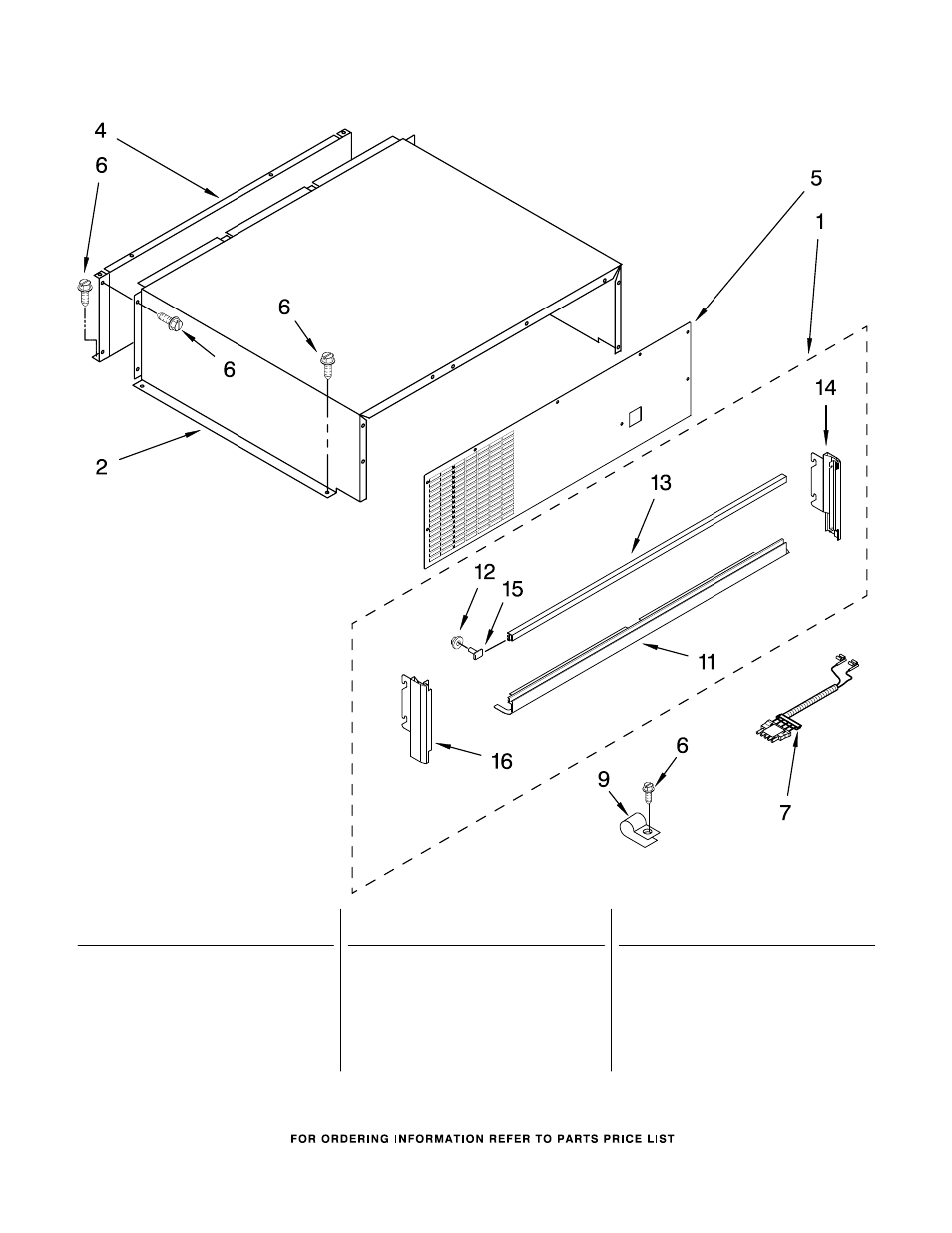 Top grille and unit cover, Top grille and unit cover parts, For model: kblo36fmx01 (etched aluminum) | KITCHENAID KBLO36FMX01 User Manual | Page 4 / 18