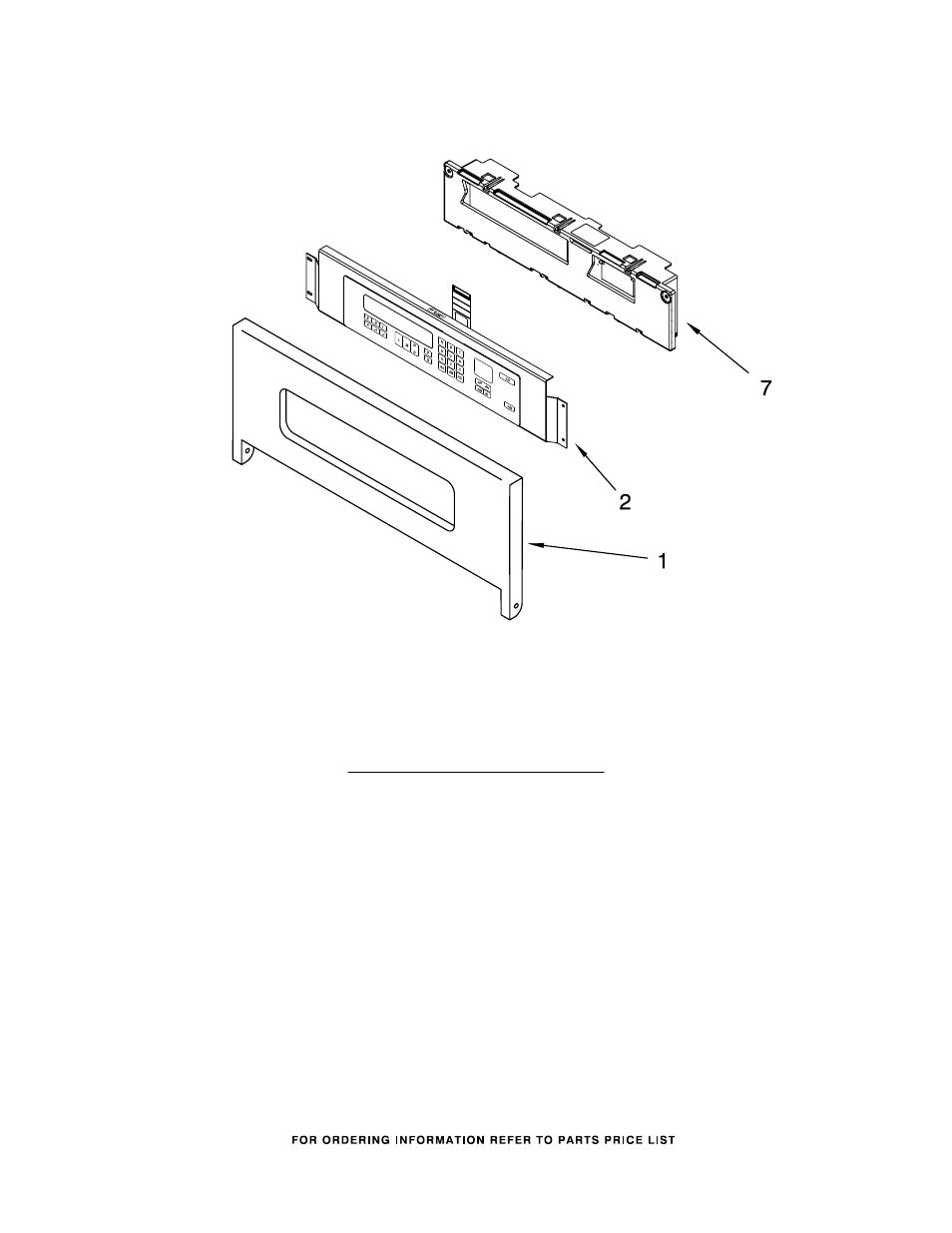 Control panel, Control panel parts | KITCHENAID KEBC167MSS00 User Manual | Page 5 / 7