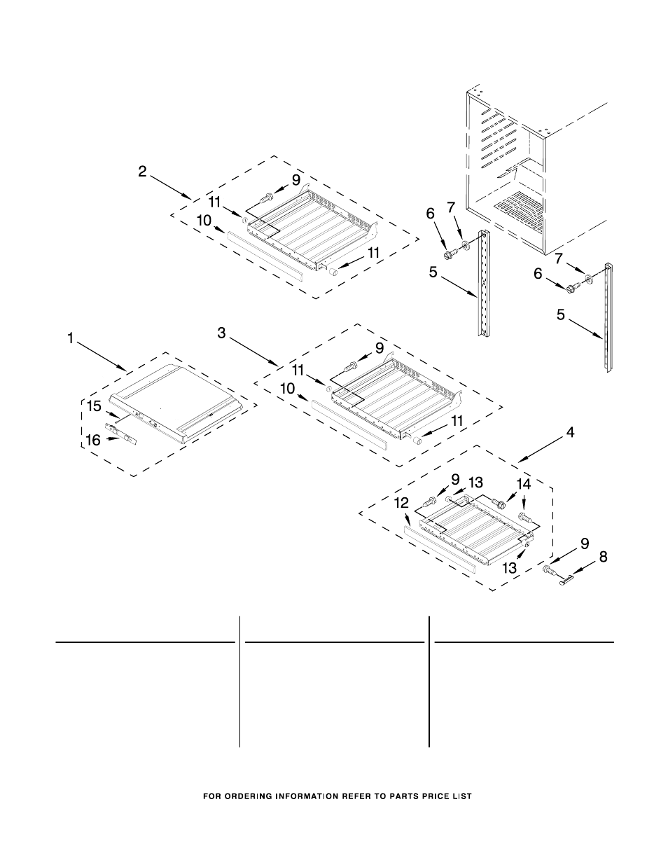 Shelf, Shelf parts | KITCHENAID KUWO24RSBX00 User Manual | Page 3 / 5