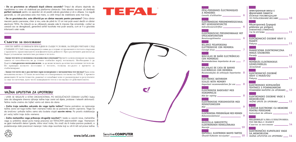 Tefal PP 4041 User Manual | 6 pages