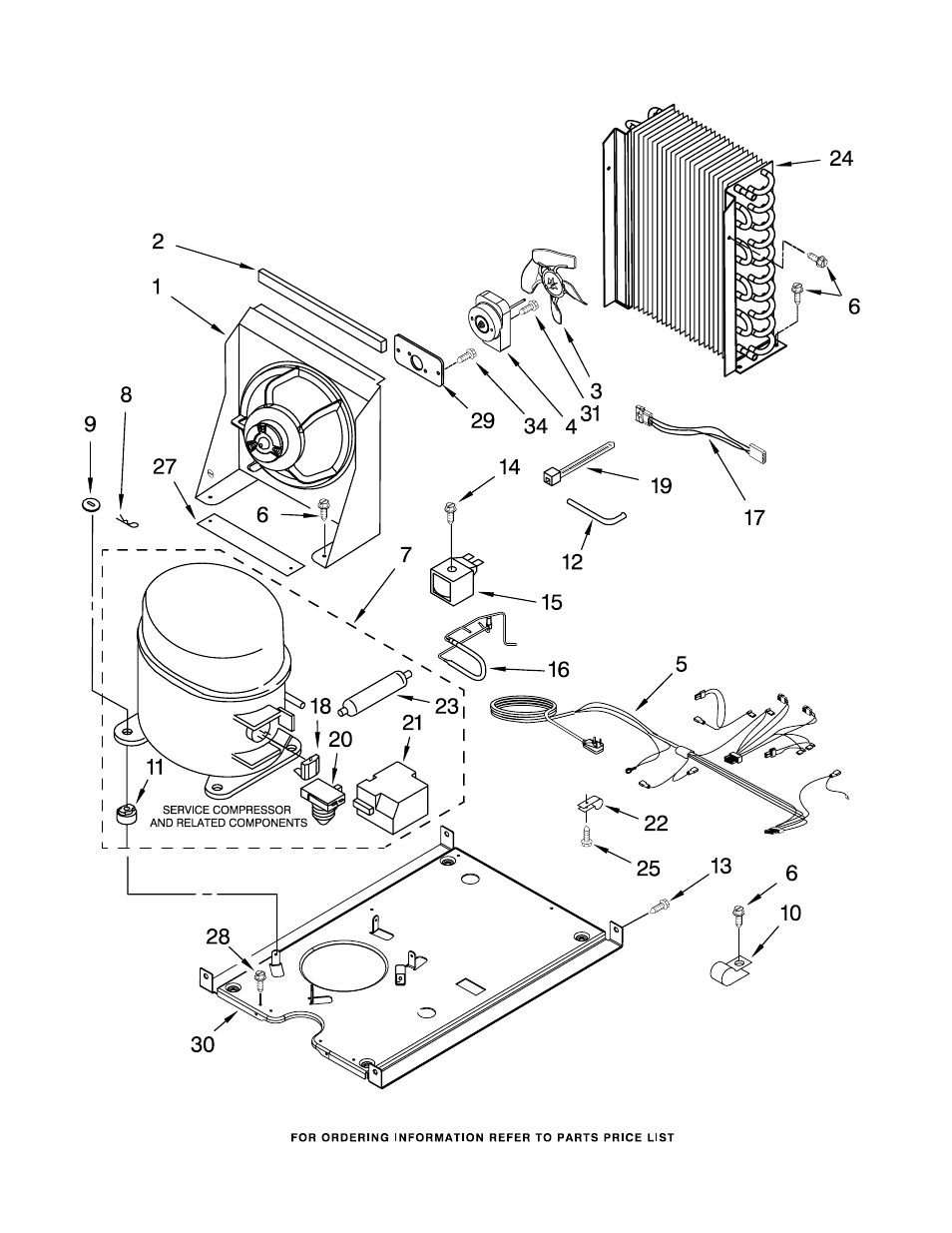 Unit, Unit parts | KITCHENAID KUIC15NLSS0 User Manual | Page 7 / 9