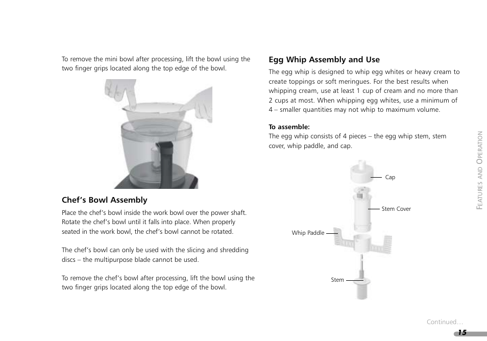 KITCHENAID KPFP850 User Manual | Page 17 / 99