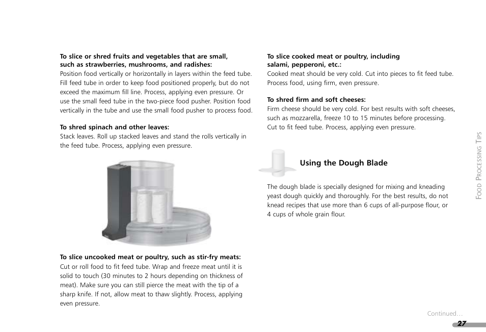 KITCHENAID KPFP850 User Manual | Page 29 / 99