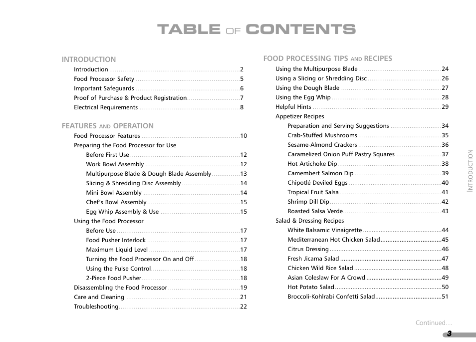 KITCHENAID KPFP850 User Manual | Page 5 / 99