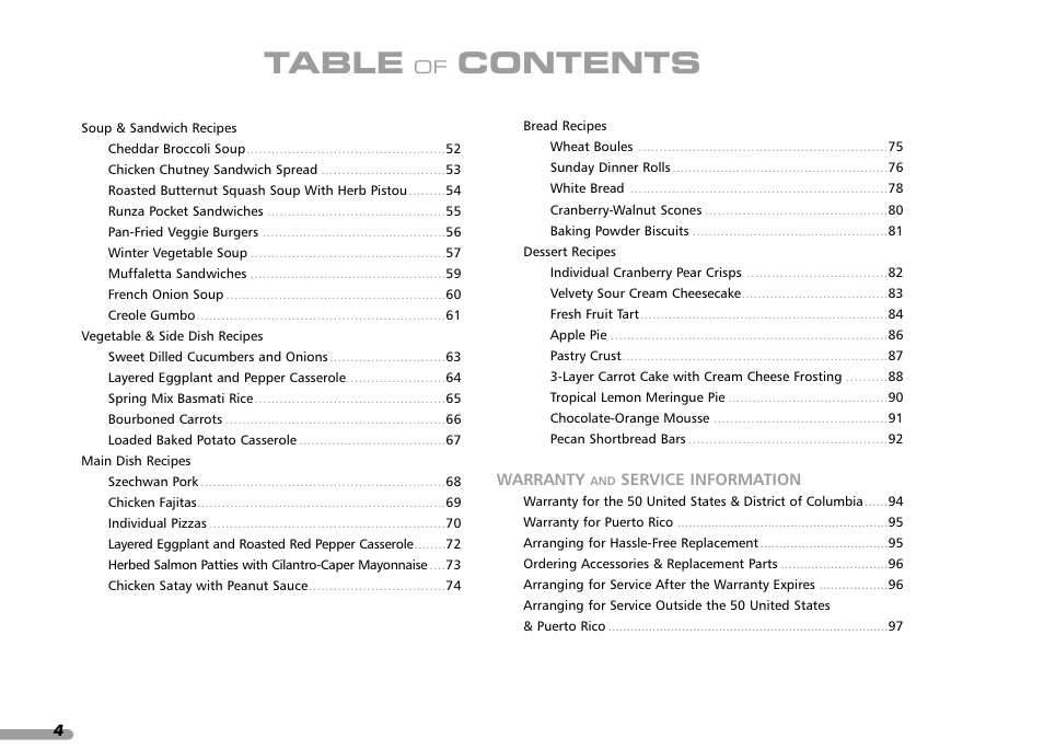 KITCHENAID KPFP850 User Manual | Page 6 / 99