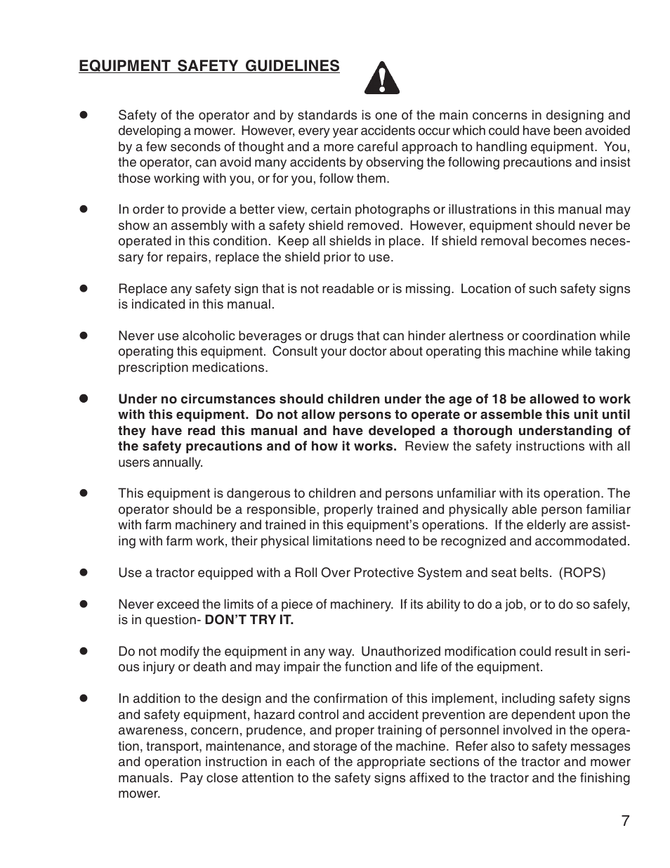 King Kutter Free Floating User Manual | Page 7 / 44