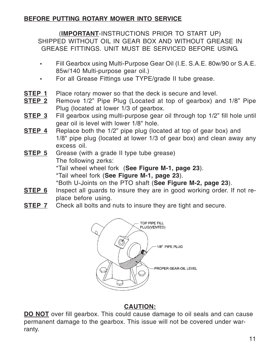 King Kutter Rotary Mower User Manual | Page 11 / 46