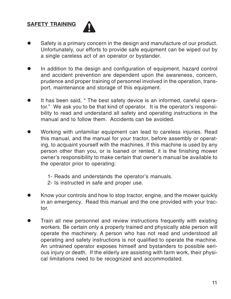 King Kutter Free Floating Finishing Mower User Manual | Page 11 / 44