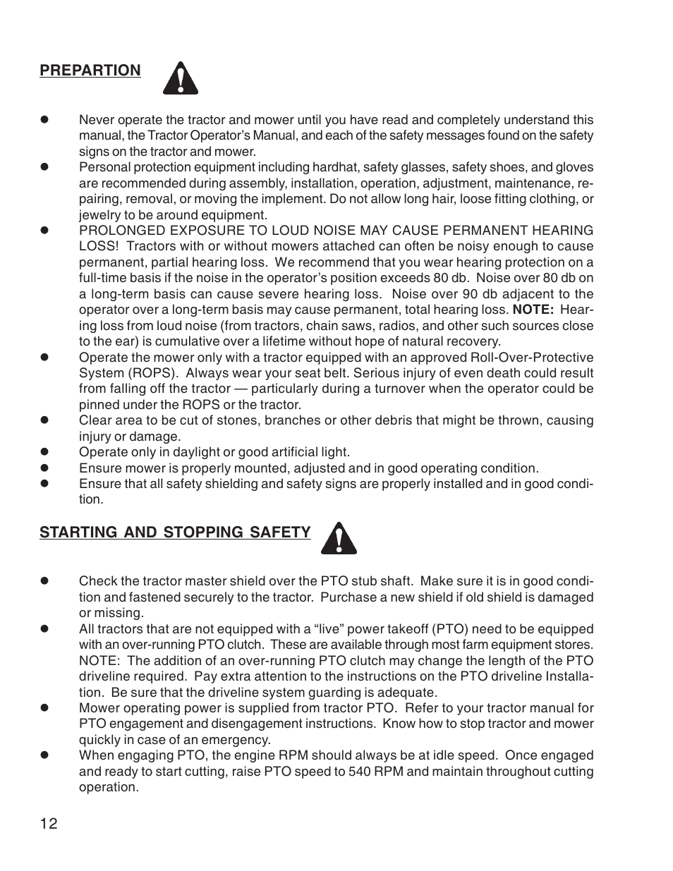 King Kutter Free Floating Finishing Mower User Manual | Page 12 / 44