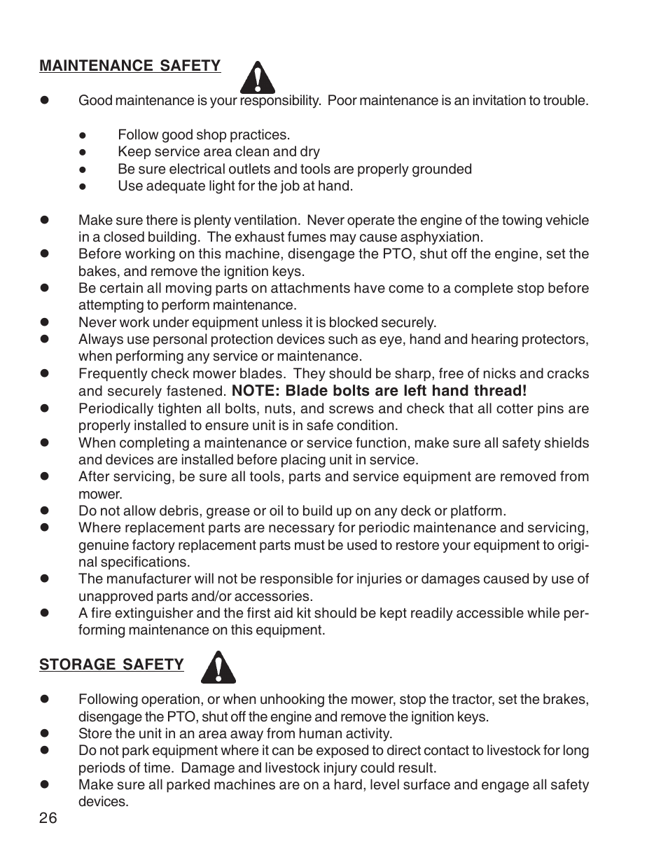 King Kutter Free Floating Finishing Mower User Manual | Page 26 / 44