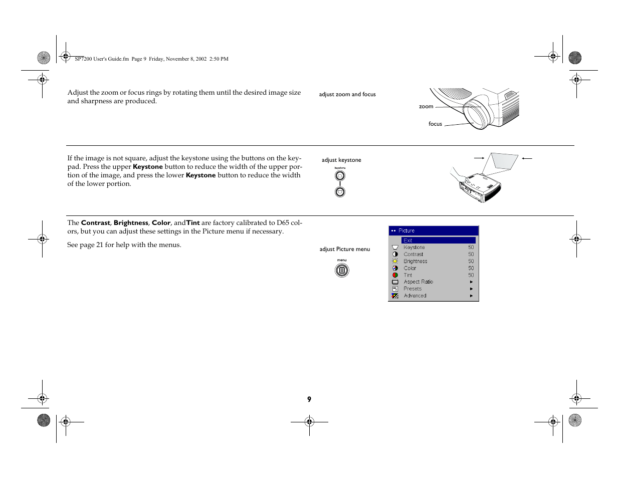 King Kutter SCREENPLAY 7200 User Manual | Page 10 / 45