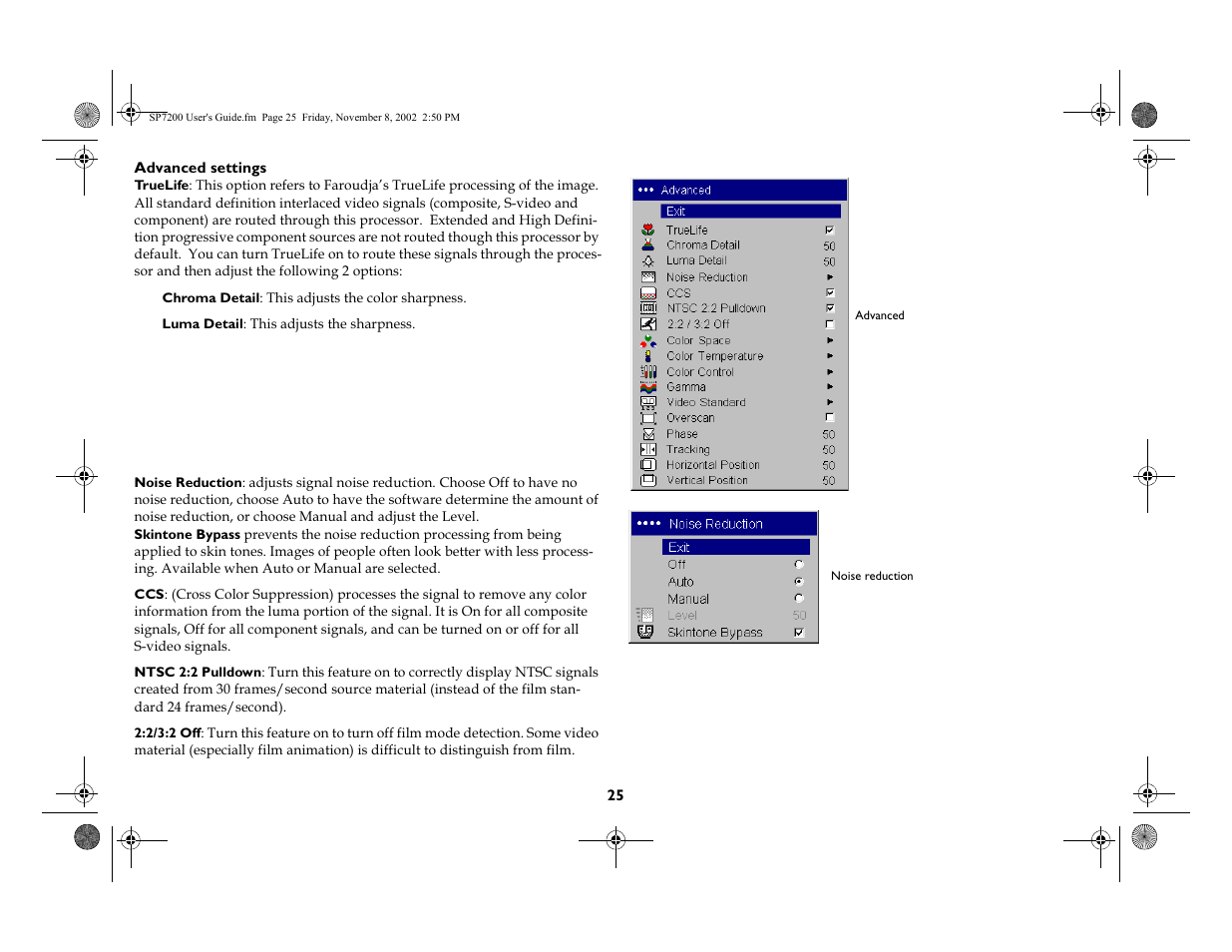 Sdjh | King Kutter SCREENPLAY 7200 User Manual | Page 26 / 45