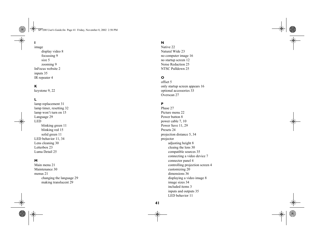 King Kutter SCREENPLAY 7200 User Manual | Page 42 / 45