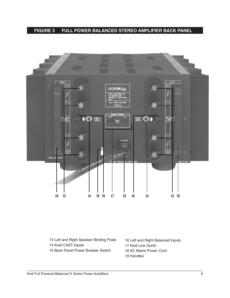 Krell Industries 350Mcx User Manual | Page 13 / 28