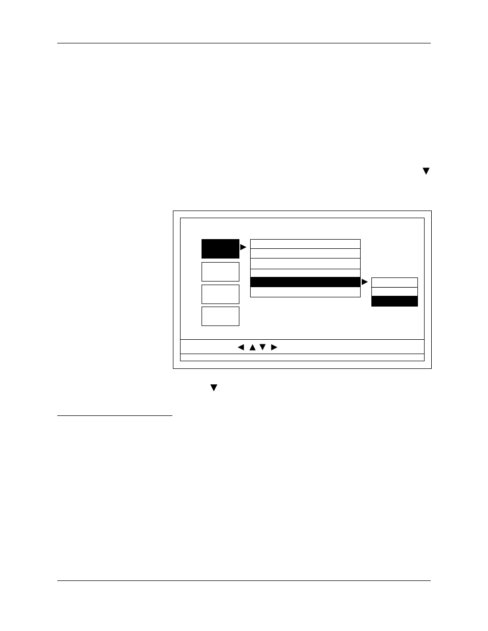 Button or key to highlight | Krell Industries DVD Standard User Manual | Page 42 / 64