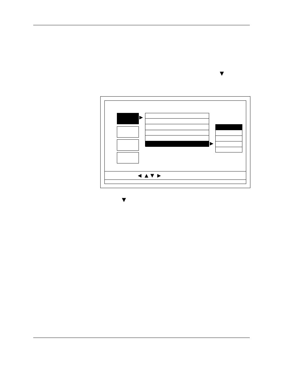 Button or key to highlight | Krell Industries DVD Standard User Manual | Page 43 / 64