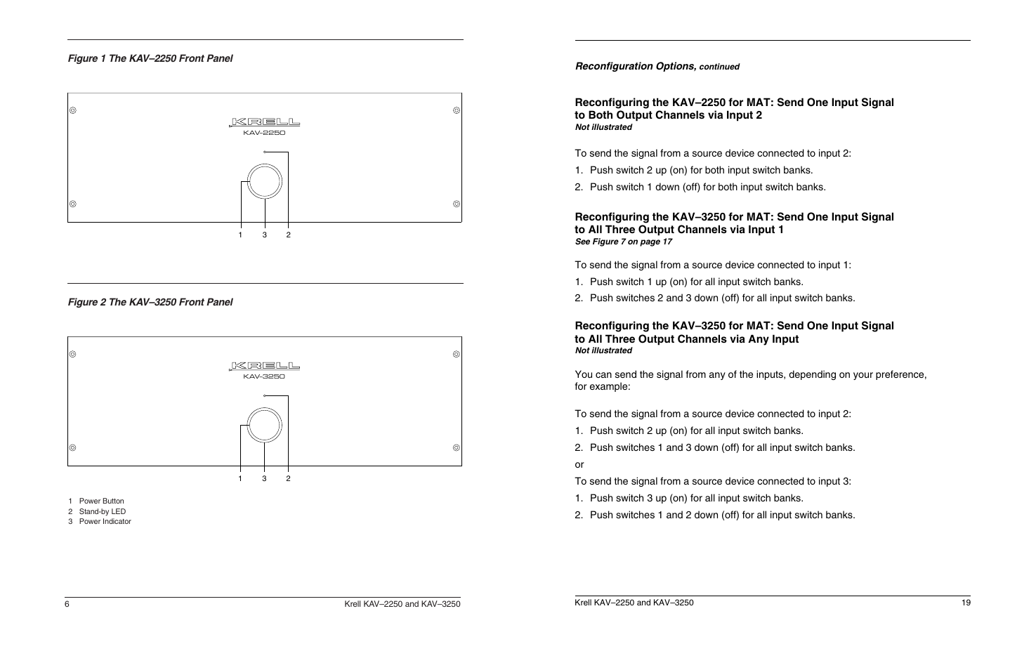 Krell Industries KAV 3250 User Manual | Page 10 / 32
