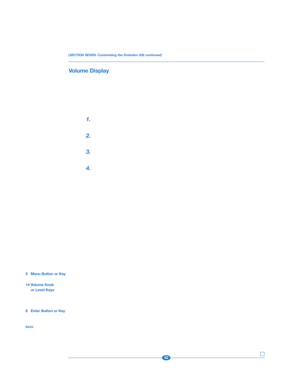 Volume display | Krell Industries 202 User Manual | Page 42 / 48