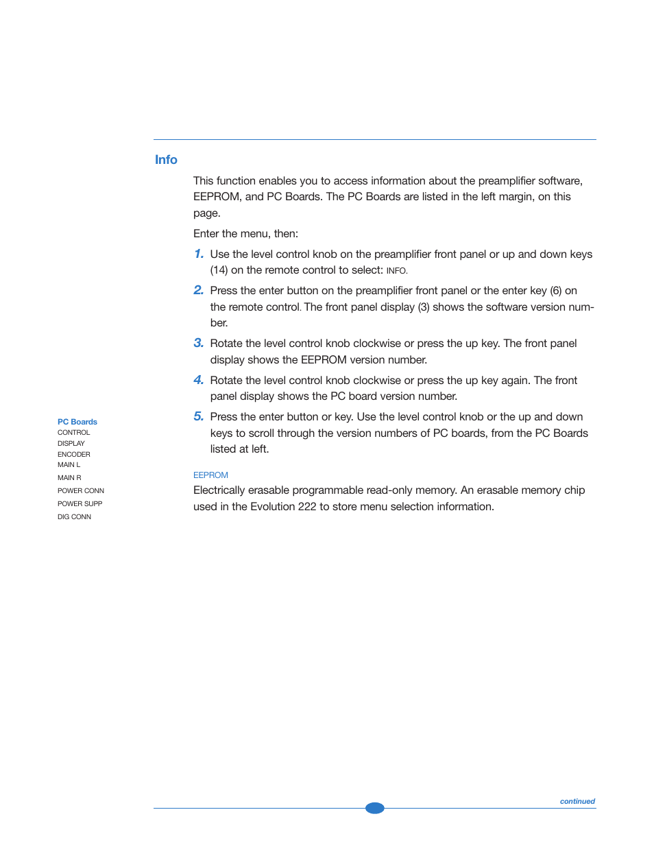 Info | Krell Industries 222 User Manual | Page 33 / 48