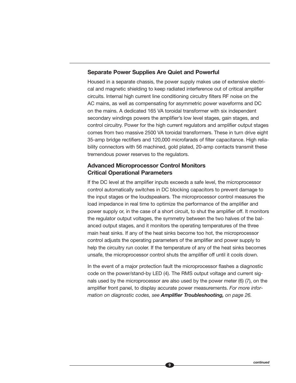 Krell Industries Evolution One User Manual | Page 13 / 35