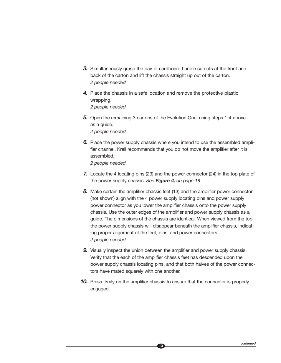 Krell Industries Evolution One User Manual | Page 17 / 35