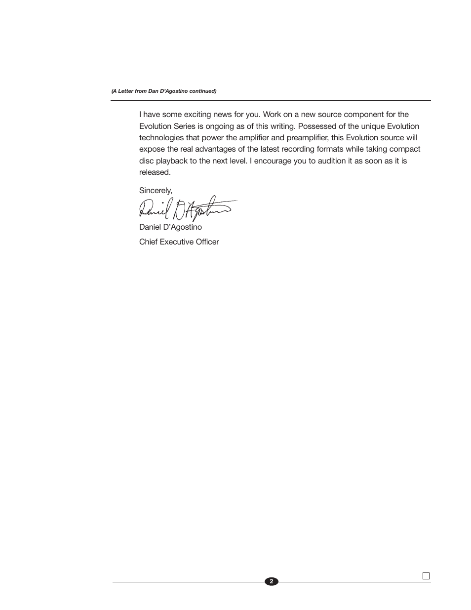 Krell Industries Evolution One User Manual | Page 6 / 35