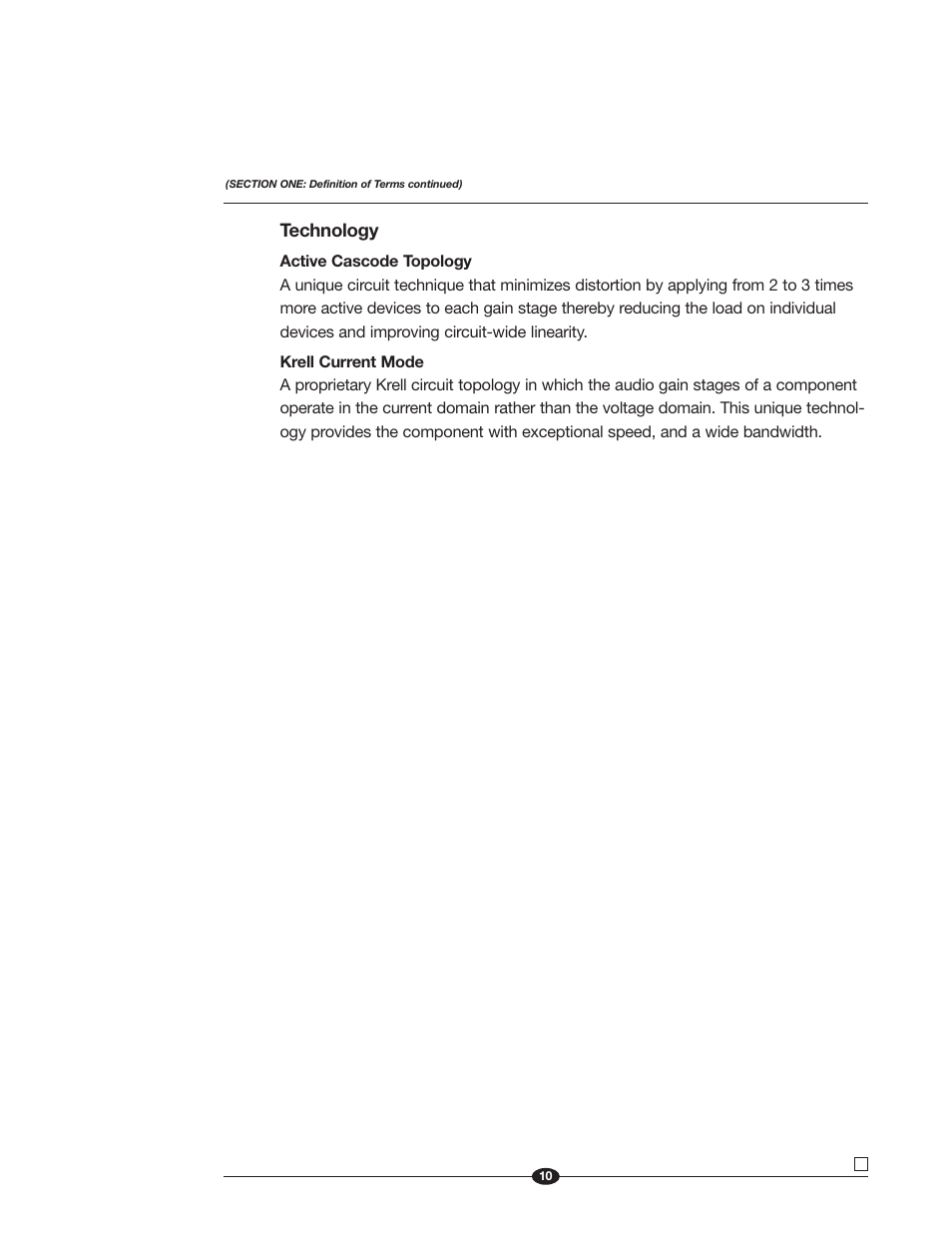 Krell Industries Evolution 600 User Manual | Page 10 / 34