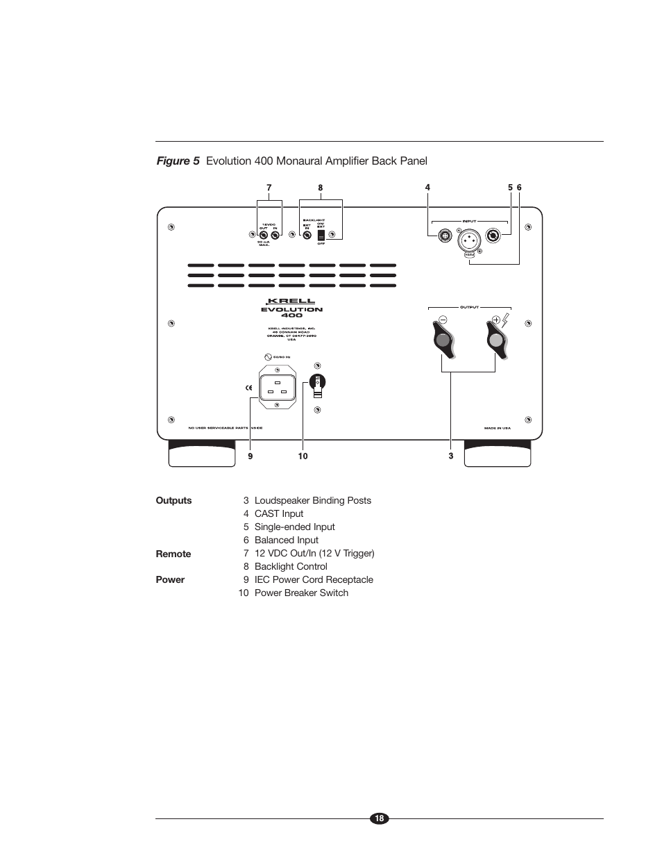 Krell Industries Evolution 600 User Manual | Page 18 / 34
