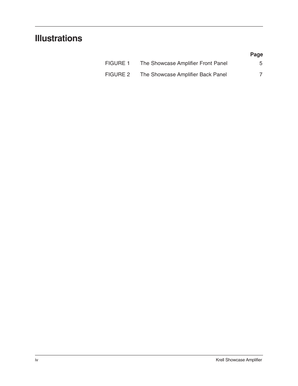 Illustrations | Krell Industries 6 User Manual | Page 4 / 22