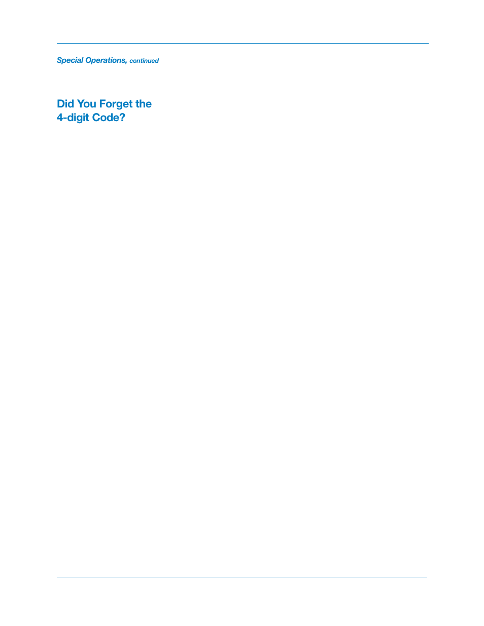 Did you forget the 4-digit code | Krell Industries DVD Player User Manual | Page 58 / 73