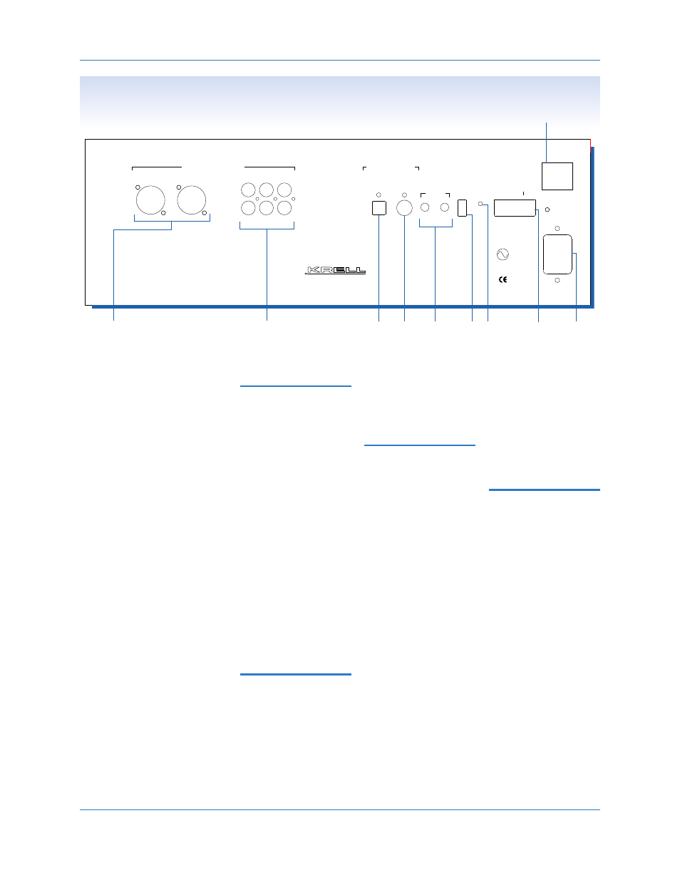 Features, Figure 3 the sacd standard back panel, Krell sacd standard 11 | Krell Industries CD Player User Manual | Page 15 / 24