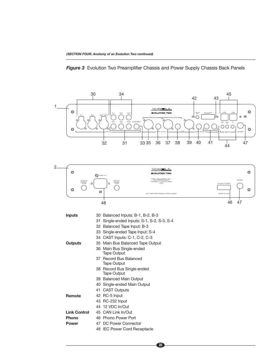 Krell Industries EVOLUTION TWO MONAURAL PREAMPLIFIER User Manual | Page 26 / 60