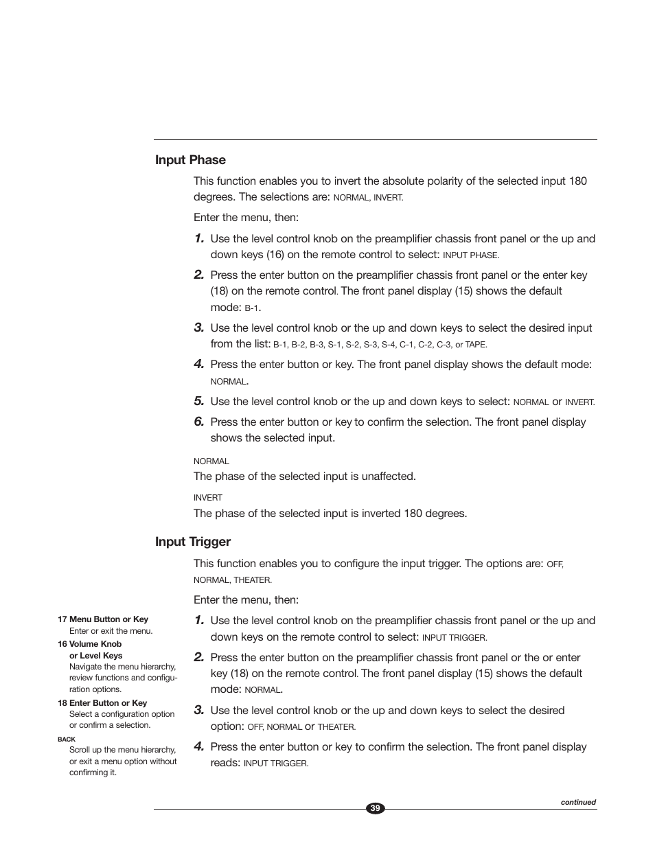 Krell Industries EVOLUTION TWO MONAURAL PREAMPLIFIER User Manual | Page 43 / 60