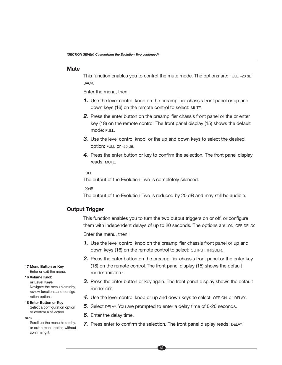 Krell Industries EVOLUTION TWO MONAURAL PREAMPLIFIER User Manual | Page 46 / 60