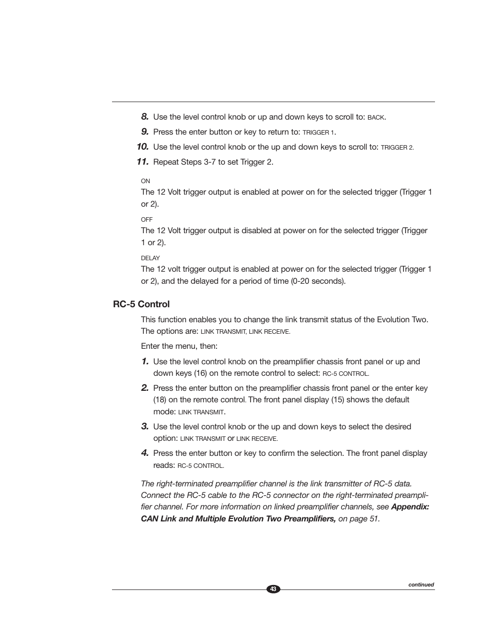 Krell Industries EVOLUTION TWO MONAURAL PREAMPLIFIER User Manual | Page 47 / 60