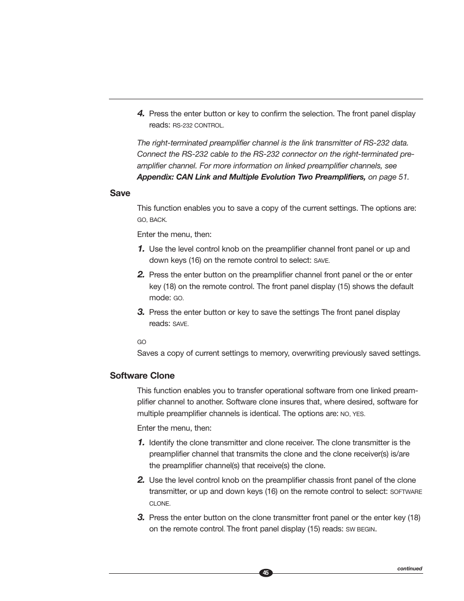 Krell Industries EVOLUTION TWO MONAURAL PREAMPLIFIER User Manual | Page 49 / 60