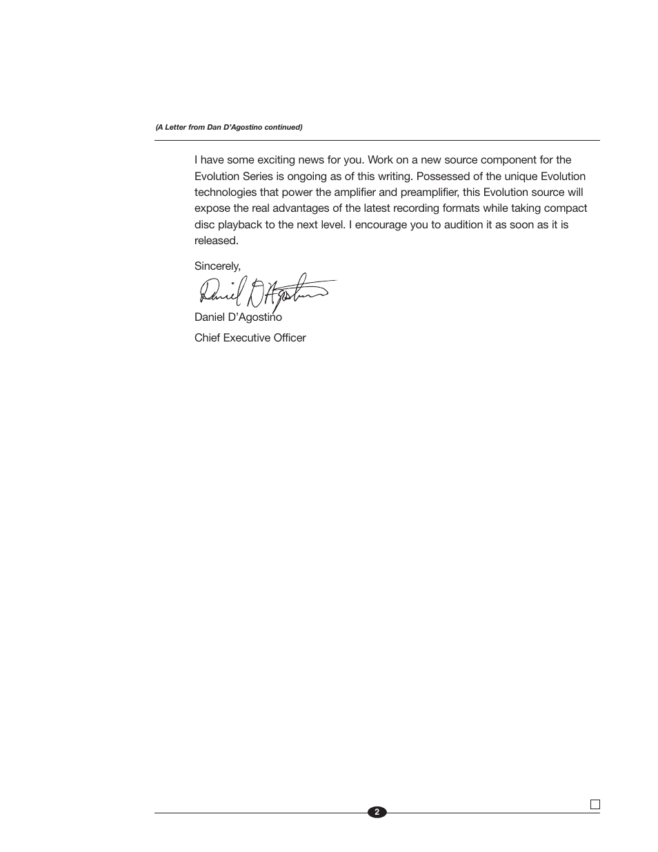 Krell Industries EVOLUTION TWO MONAURAL PREAMPLIFIER User Manual | Page 6 / 60