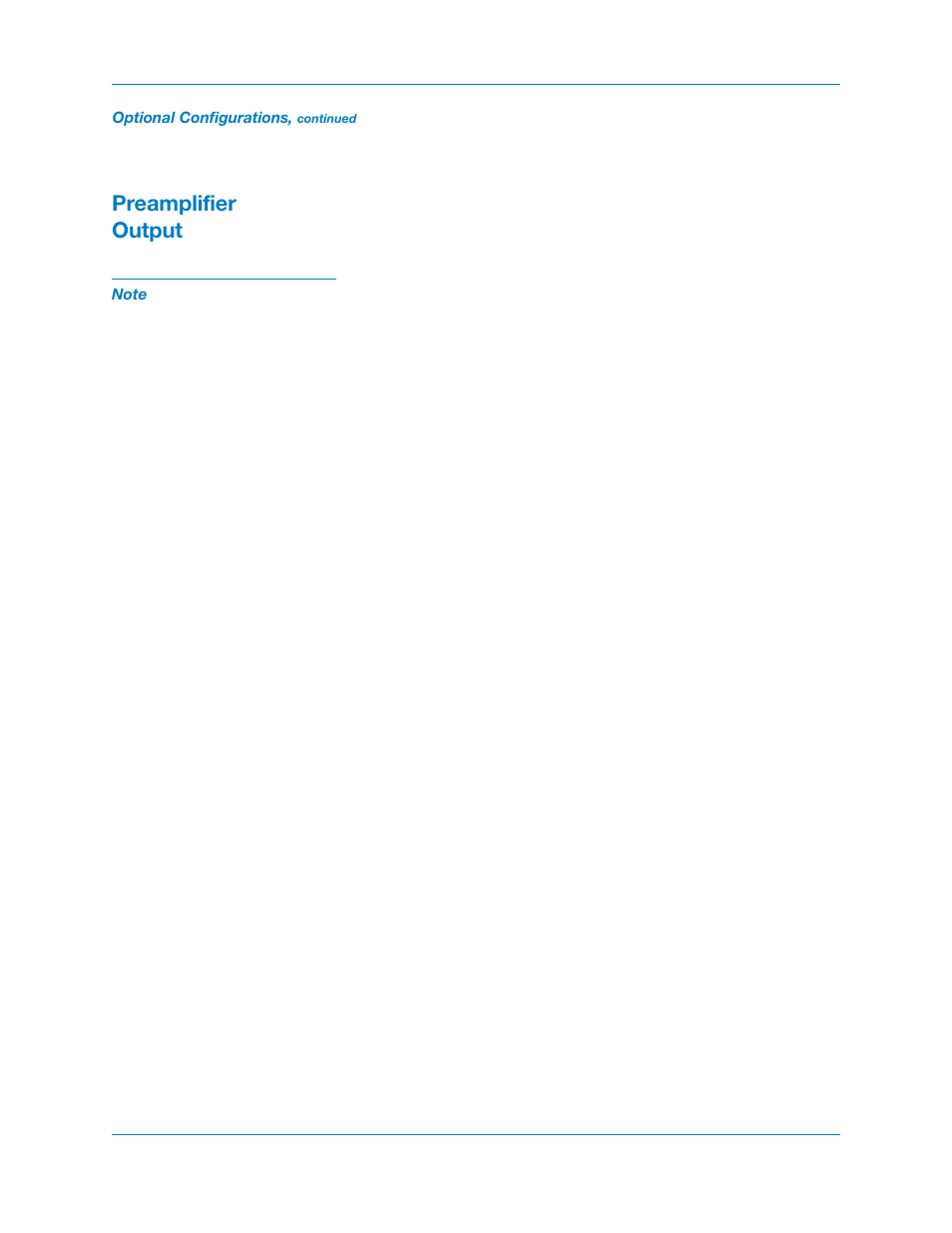 Preamplifier output | Krell Industries KAV400xi User Manual | Page 22 / 27