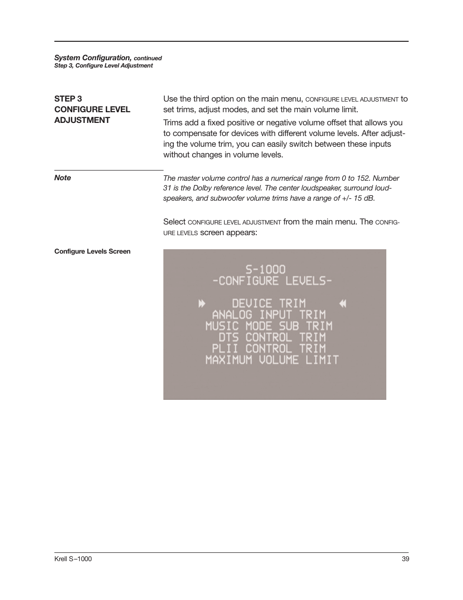 Krell Industries S-1000 User Manual | Page 43 / 72
