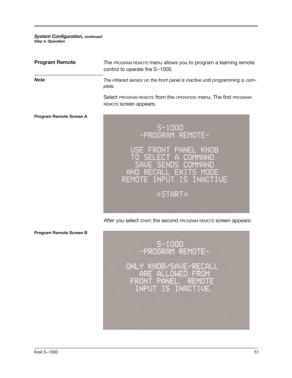 Krell Industries S-1000 User Manual | Page 55 / 72